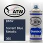 Preview: BMW, Sorrent Blue Metallic, 360: 400ml Sprühdose, von ATW Autoteile West.